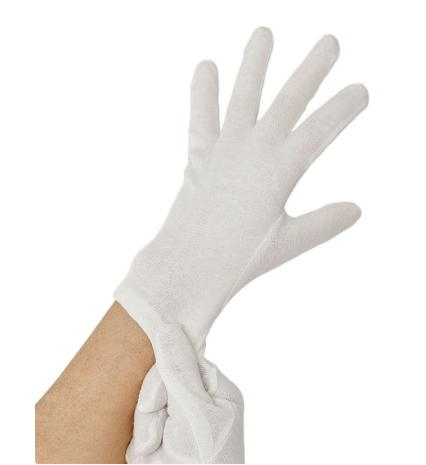 ПЕРЧАТКИ ДЛЯ ОФИЦИАНТОВ, Х/Б, РАЗМЕР L (12 ПАР/УП)