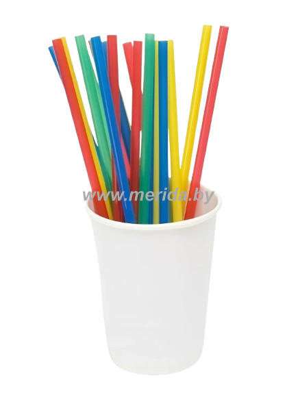 ТРУБОЧКИ ДЛЯ НАПИТКОВ 8×240 ММ, 250 ШТ/УП, АССОРТИ