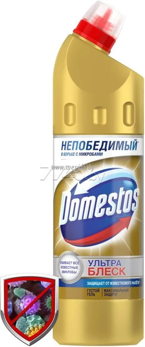 СРЕДСТВО ДЛЯ МЫТЬЯ УНИТАЗА DOMESTOS УЛЬТРА-БЛЕСК, 1Л