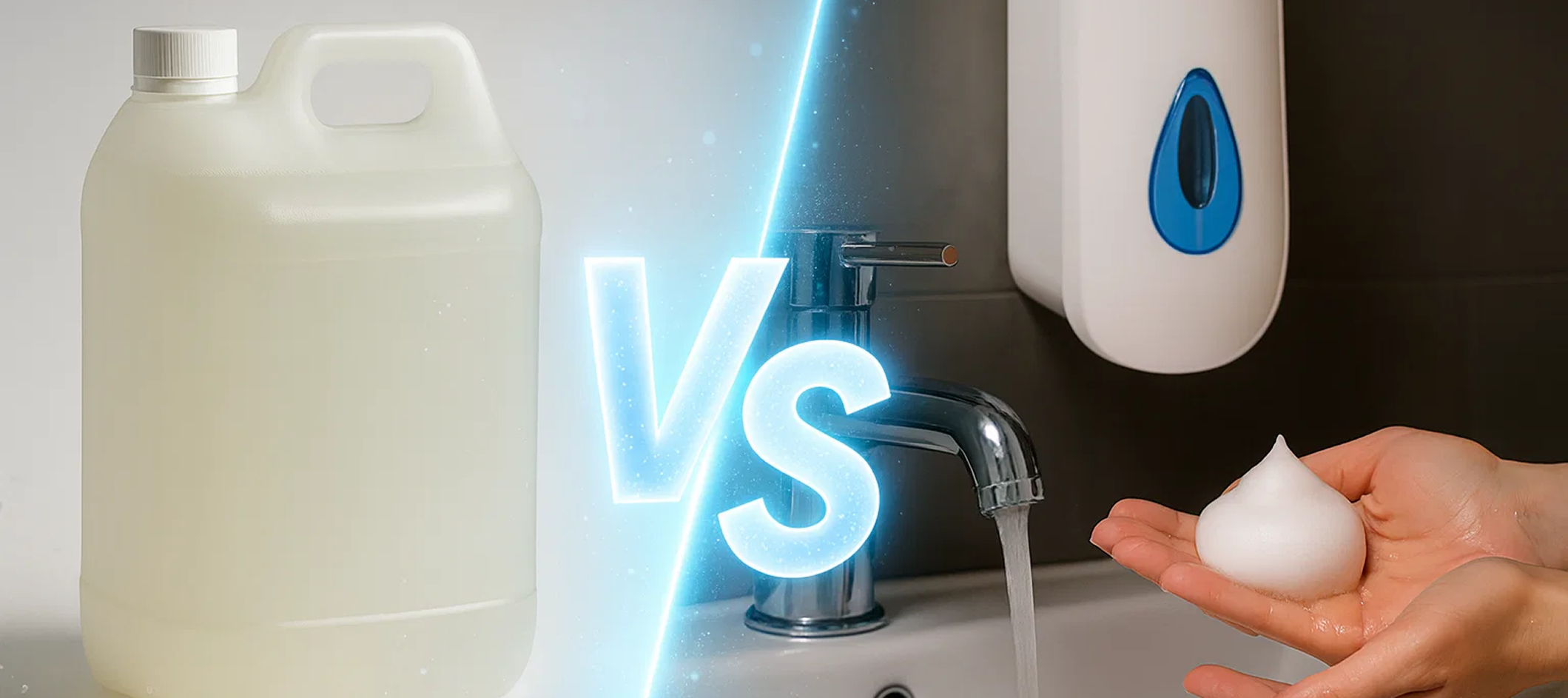 Сравнение: Жидкое мыло VS Дозаторы мыла-пены
