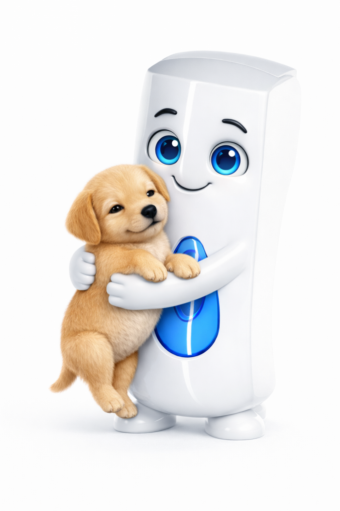 Маскот Мерида с песиком