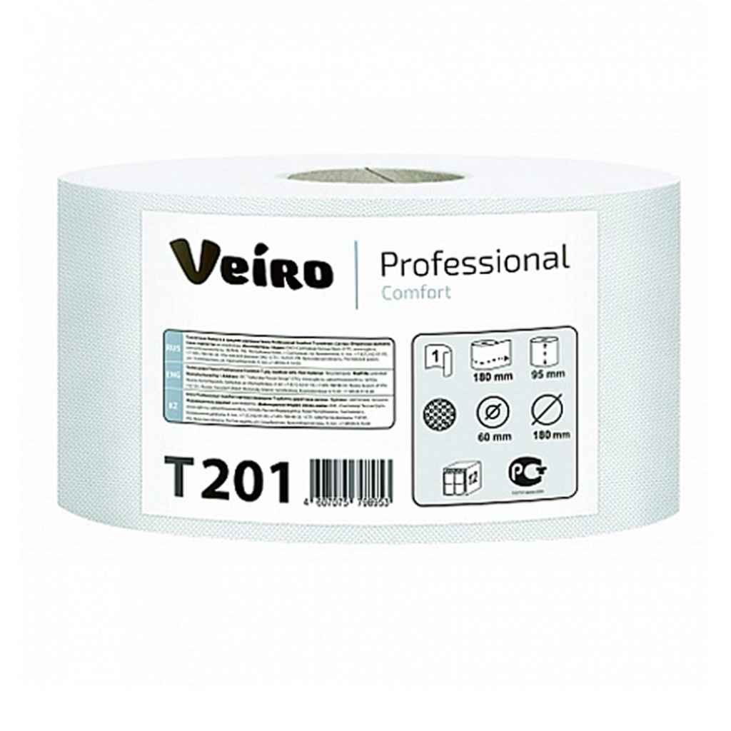 Туалетная бумага Veiro Professional Comfort Jumbo, T201