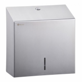 ДИСПЕНСЕР ДЛЯ ОТДЕЛЬНЫХ БУМАЖНЫХ ПОЛОТЕНЕЦ МЕТАЛЛИЧЕСКИЙ MERIDA STELLA MAXI (МАТОВЫЙ)