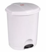 КОНТЕЙНЕР ДЛЯ МУСОРА С ПЕДАЛЬЮ БЕЛЫЙ, 18Л