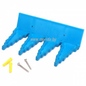 КРЕПЛЕНИЕ НАСТЕННОЕ ДЛЯ ИНВЕНТАРЯ (91103) СИНИЙ КРЕПЛЕНИЕ НАСТЕННОЕ ДЛЯ ИНВЕНТАРЯ (91103) СИНИЙ