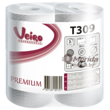 БУМАГА ТУАЛЕТНАЯ VEIRO PROFESSIONAL PREMIUM 3-СЛОЯ, УПАКОВКА 8 РУЛОНОВ