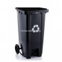 КОНТЕЙНЕР ДЛЯ МУСОРА MERIDA СЕРЫЙ, БЕЗ КРЫШКИ 120 Л