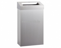 КОРЗИНА ДЛЯ МУСОРА С КОНУСНЫМ ОТВЕРСТИЕМ МЕТАЛЛИЧЕСКАЯ MERIDA STELLA MINI 27 Л. (МАТОВАЯ)