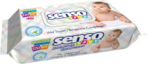 САЛФЕТКИ ВЛАЖНЫЕ ДЛЯ ДЕТЕЙ SENSO BABY (120 ШТ/УП)