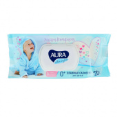 ВЛАЖНЫЕ САЛФЕТКИ «AURA» ДЛЯ ДЕТЕЙ (АЛОЭ), 120 ШТ/УП