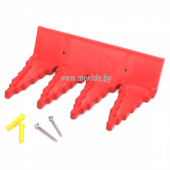 КРЕПЛЕНИЕ НАСТЕННОЕ ДЛЯ ИНВЕНТАРЯ (91104) КРАСНЫЙ