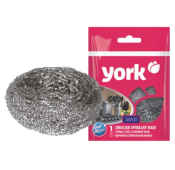 ГУБКА СПИРАЛЬНАЯ СТАЛЬНАЯ YORK (1 ШТ)