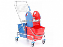 ТЕЛЕЖКА УБОРОЧНАЯ С ДВУМЯ СЪЕМНЫМИ ВЕДРАМИ (МЕТАЛЛИЧЕСКИЙ КАРКАС) ТЕЛЕЖКА УБОРОЧНАЯ С ДВУМЯ СЪЕМНЫМИ ВЕДРАМИ (МЕТАЛЛИЧЕСКИЙ КАРКАС)