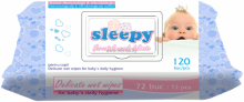 ВЛАЖНЫЕ САЛФЕТКИ SLEEPY ДЛЯ ДЕТЕЙ, 120ШТ 
