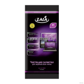ЧИСТЯЩИЕ САЛФЕТКИ ДЛЯ ЭКРАНОВ ВСЕХ ТИПОВ ZALA, 24 ШТ