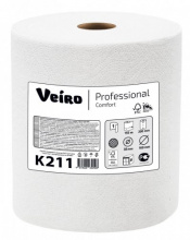 ПОЛОТЕНЦА БУМАЖНЫЕ В РУЛОНАХ VEIRO PROFESSIONAL COMFORT, 1-СЛОЙ