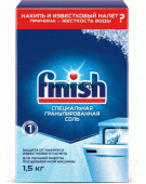 СОЛЬ ДЛЯ ПОСУДОМОЕЧНЫХ МАШИН FINISH 1,5КГ