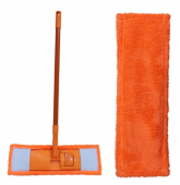 ШВАБРА ДЛЯ ПОЛА С НАСАДКОЙ ИЗ МИКРОФИБРЫ