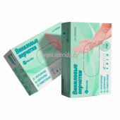 ПЕРЧАТКИ ВИНИЛОВЫЕ РАЗМЕР XL  (100 ШТ)