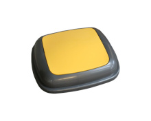 КРЫШКА ДЛЯ КОРЗИНЫ QUATRO С ЖЕЛТОЙ ВСТАВКОЙ КРЫШКА ДЛЯ КОРЗИНЫ QUATRO С ЖЕЛТОЙ ВСТАВКОЙ