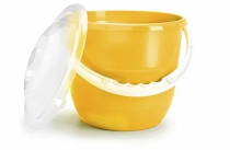 ВЕДРО 10Л ПЛАСТМАССОВОЕ ЖЕЛТОЕ