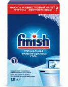 СОЛЬ ДЛЯ ПОСУДОМОЕЧНЫХ МАШИН FINISH 1,5КГ СОЛЬ ДЛЯ ПОСУДОМОЕЧНЫХ МАШИН FINISH 1,5КГ