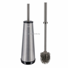 ЩЕТКА WC ТРУБА НАПОЛЬНАЯ MAXI, СТАЛЬ МАТОВАЯ