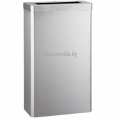 КОРЗИНА ДЛЯ МУСОРА С КОНУСНЫМ ОТВЕРСТИЕМ МЕТАЛЛИЧЕСКАЯ MERIDA STELLA ECONOMY (МАТОВАЯ) 27 Л.