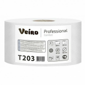 БУМАГА ТУАЛЕТНАЯ В СРЕДНИХ РУЛОНАХ VEIRO PROFESSIONAL COMFORT, 2-СЛОЯ