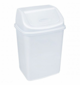 КОНТЕЙНЕР ДЛЯ МУСОРА РОМАШКА 10 Л С ПЕРЕКИДНЫМ ВЕРХОМ (БЕЛЫЙ) КОНТЕЙНЕР ДЛЯ МУСОРА РОМАШКА 10 Л С ПЕРЕКИДНЫМ ВЕРХОМ (БЕЛЫЙ)