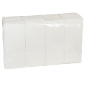 БУМАЖНЫЕ САЛФЕТКИ БИГ ПАК 33Х33 СМ БЕЛЫЕ, 2-СЛОЯ (200 ШТ/УП)