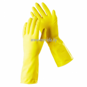 ПЕРЧАТКИ РЕЗИНОВЫЕ РАЗМЕР L ЖЕЛТЫЕ