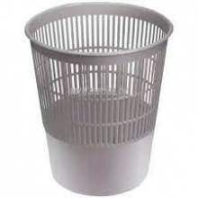КОРЗИНА ДЛЯ БУМАГ, СЕРАЯ 10  Л