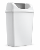 КОРЗИНА ПЛАСТИКОВАЯ ПОДВЕСНАЯ MERIDA ONE (БЕЛАЯ), 50 Л