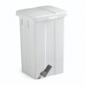 ВЕДРО МУСОРНОЕ С ПЕДАЛЬЮ БЕЛОЕ, 25 Л