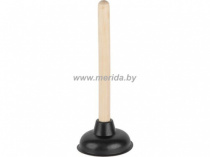 ВАНТУЗ С ДЕРЕВЯННОЙ РУЧКОЙ 30 СМ