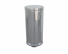 КОРЗИНА С ПЕДАЛЬЮ MERIDA CLASSIC ИЗ ПОЛИРОВАННОЙ СТАЛИ, 30 Л КОРЗИНА С ПЕДАЛЬЮ MERIDA CLASSIC ИЗ ПОЛИРОВАННОЙ СТАЛИ, 30 Л