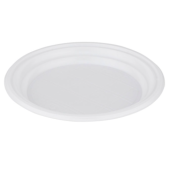 ТАРЕЛКА ОДНОРАЗОВАЯ БЕЛАЯ D=165 ММ 100 ШТ