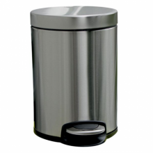 КОРЗИНА С ПЕДАЛЬЮ SILENT 5Л, МАТОВАЯ